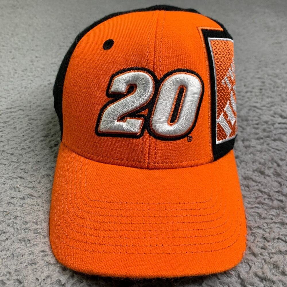 Tony Stewart Nascar Hat Cap Mens Small - Medium Home Depot Embroidered Flex